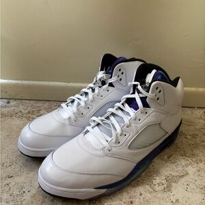 Nike Air Jordan 5 OG 'Grape/white Purple' (2025) Men's Size 18 HQ7978-100